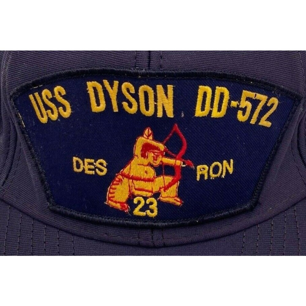 Navy Ship Hat Cap USS Dyson DD-772 United States Destroyer Snapback Made USA - Picture 2 of 12